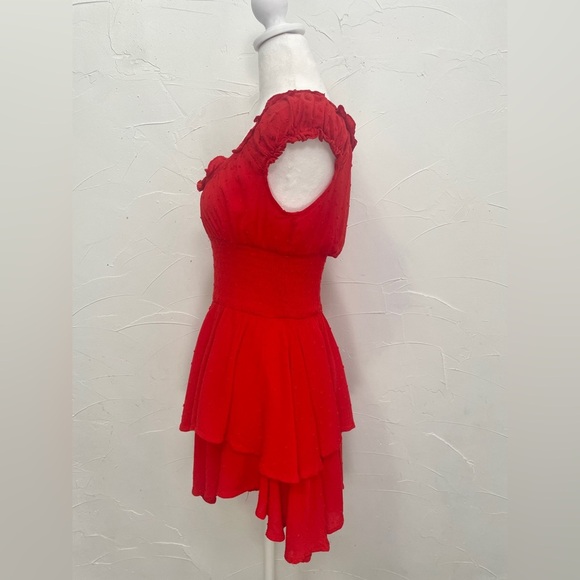 Princess Polly Live Galore Red Romper - Picture 4 of 9